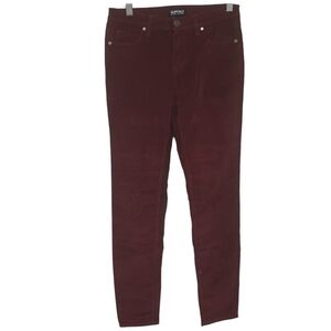Buffalo David Bottom Maroon Corduroy Pants EUC size 4